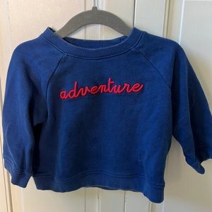 Adventure toddler sweatshirt